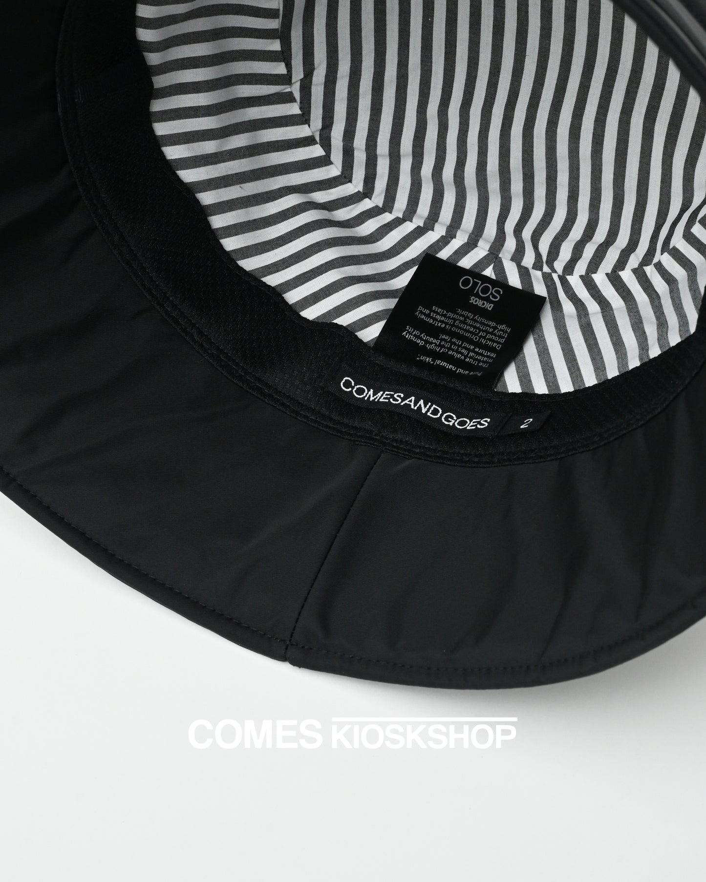 DICROS LINE ON BRIM BUCKET HAT