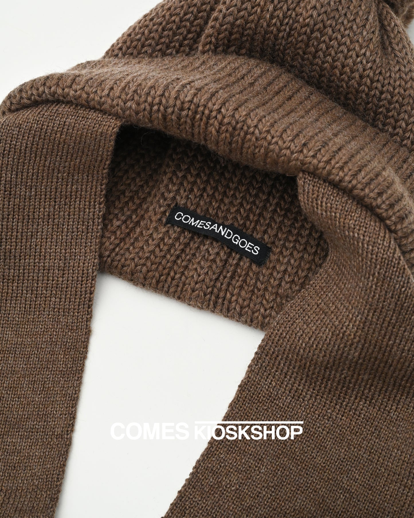 WOOL STANDARD KNIT 梵天 , マフラー付き