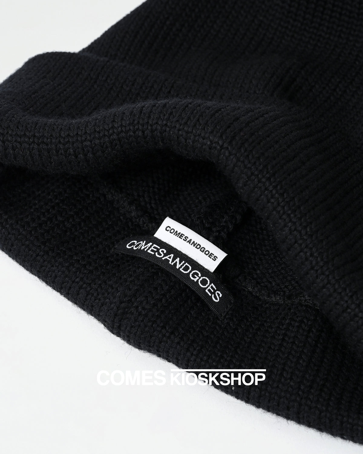 DRAWSTRING WOOL KNIT & NECK WARMER