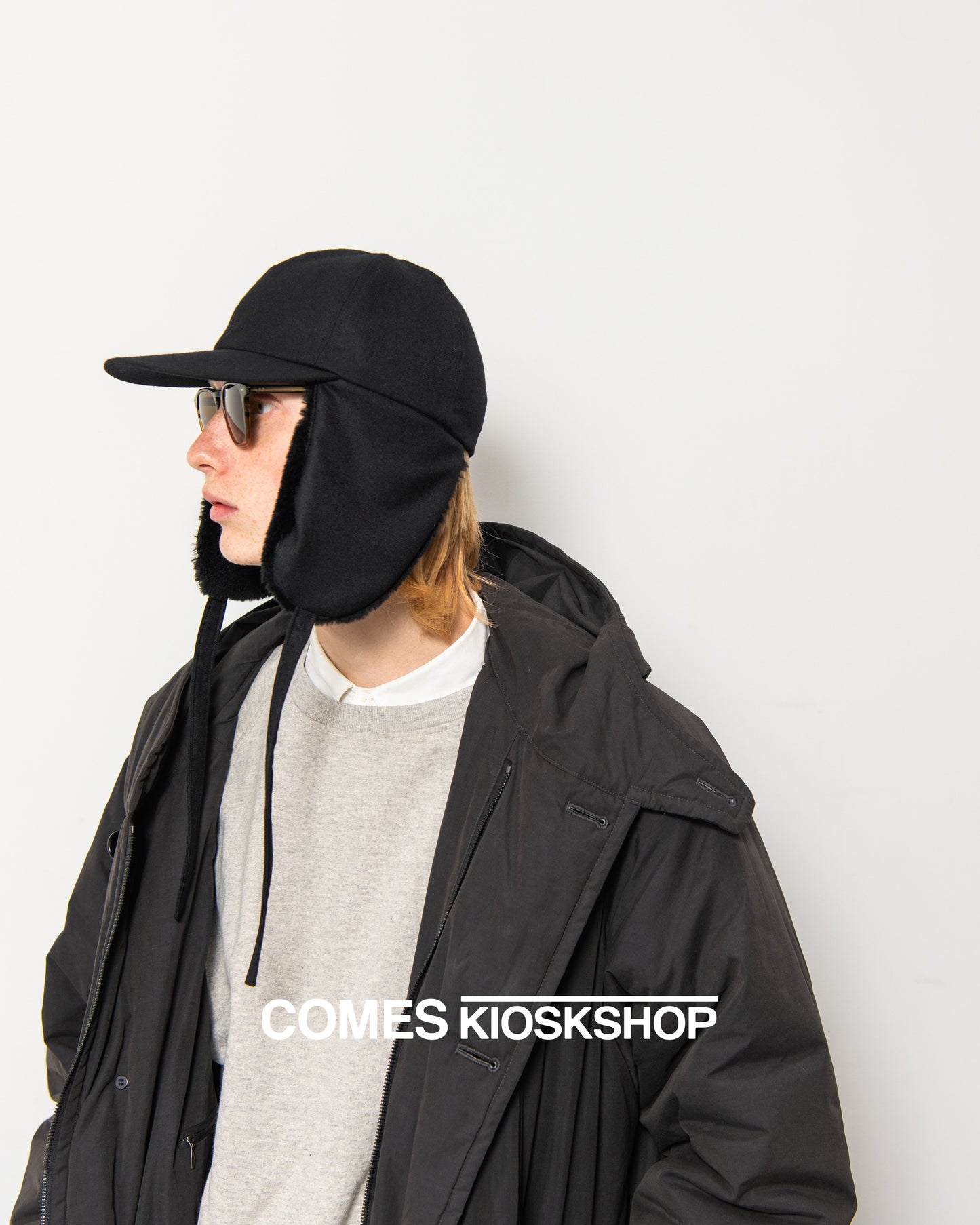 CLEAR TWILL EAR CAP 1