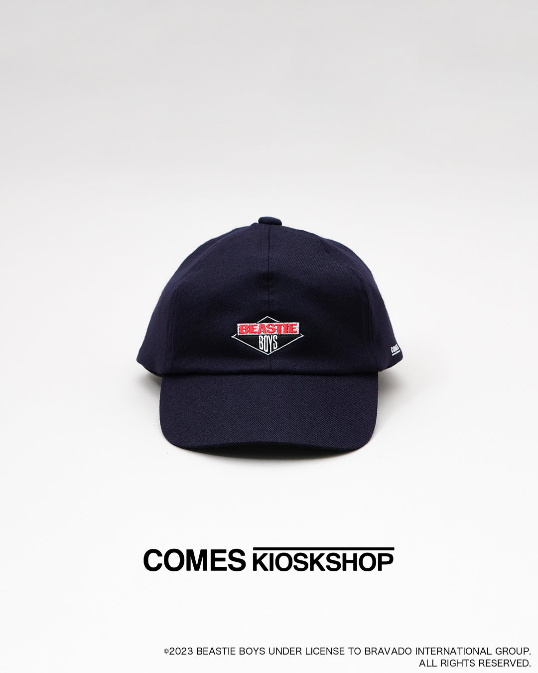 BEASTIE BOYS CAP (刺繍色|白×黒×赤)