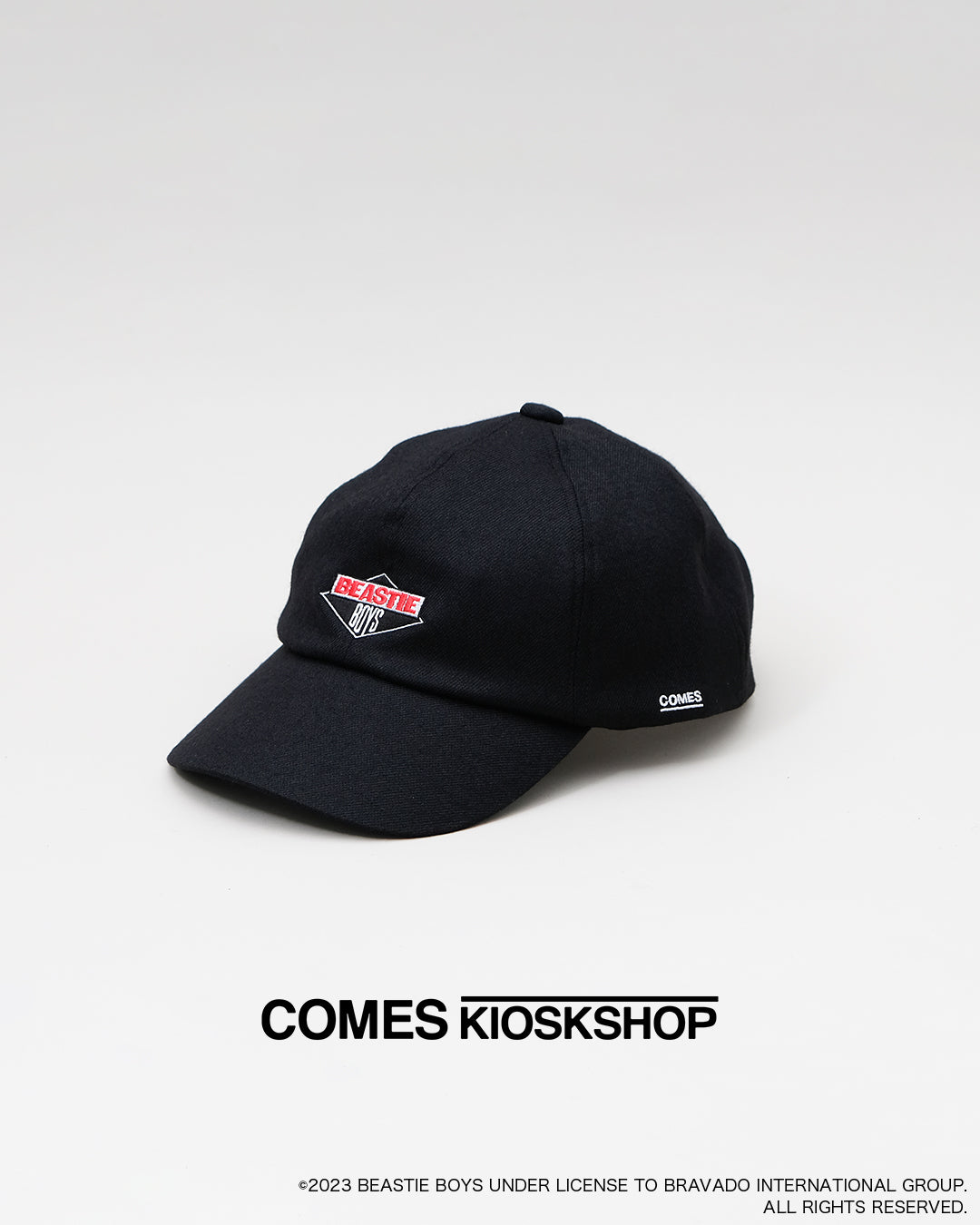 BEASTIE BOYS CAP (刺繍色|白×黒×赤)