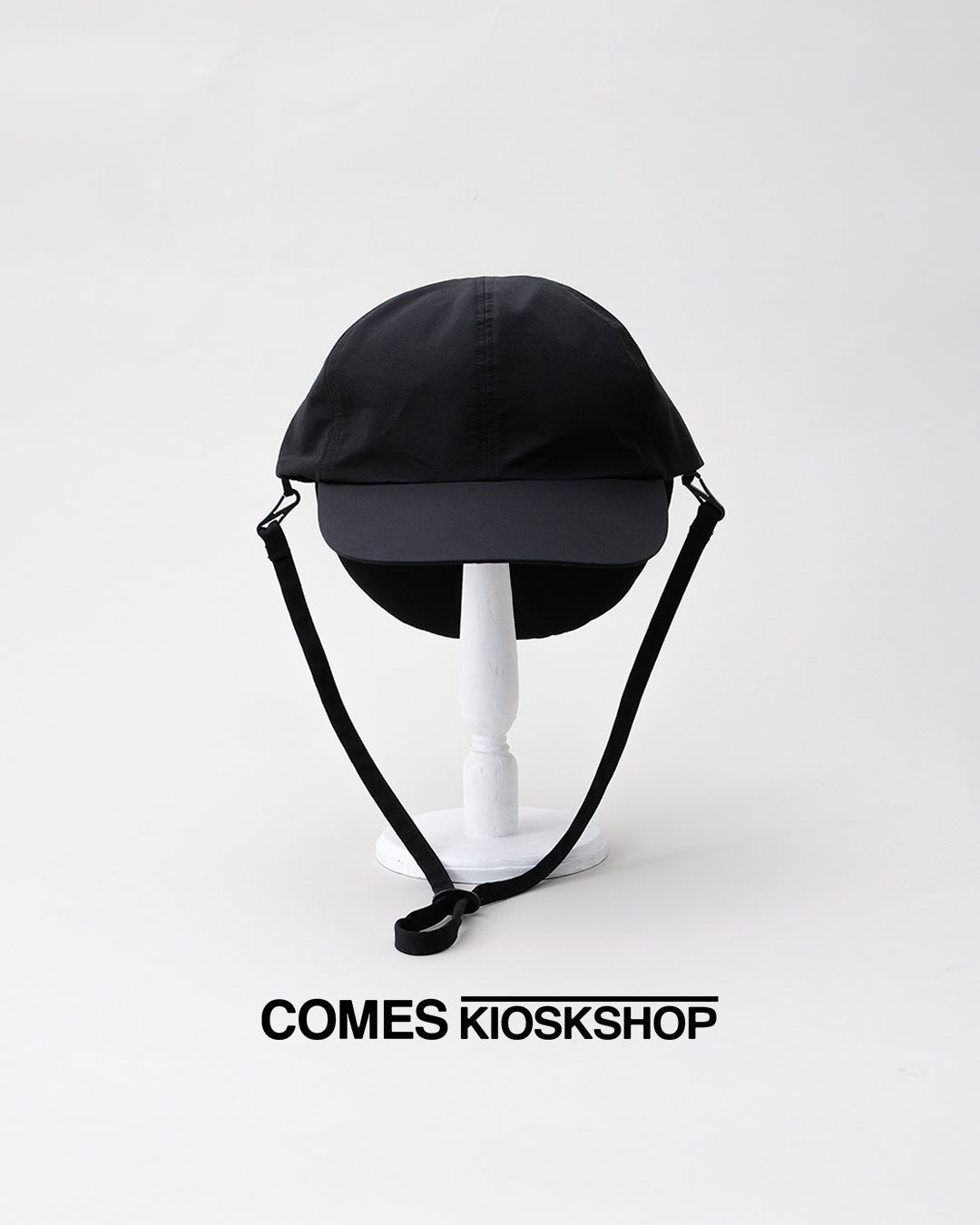 WATER PROOF 2BRIMS CHIN STRAP CAP