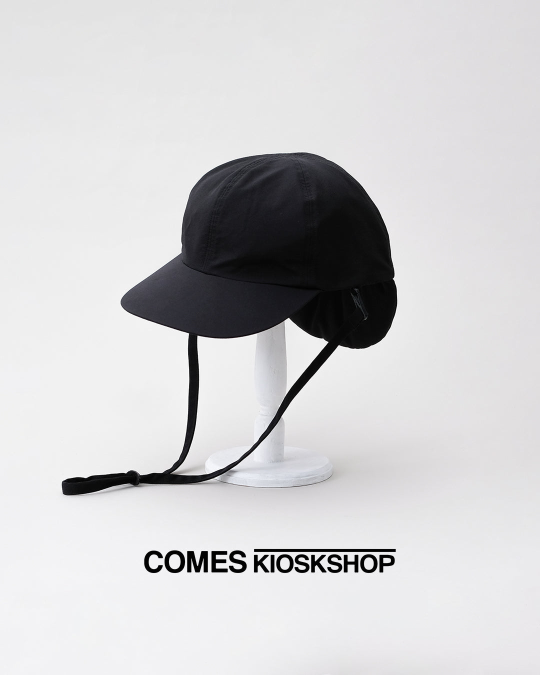 WATER PROOF 2BRIMS CHIN STRAP CAP