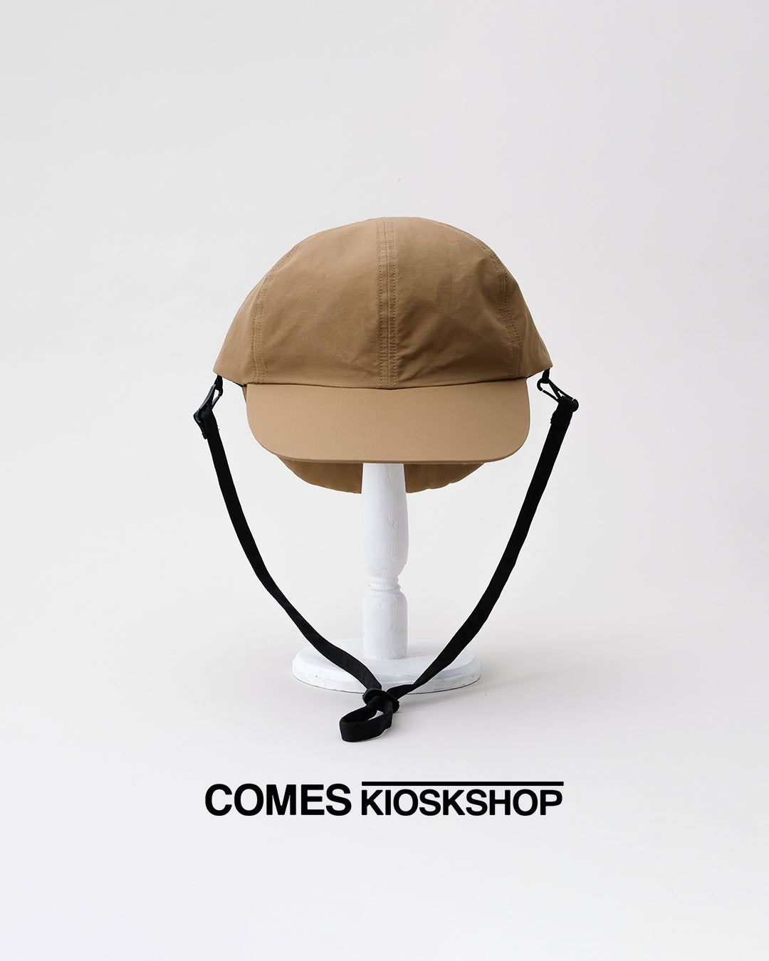 WATER PROOF 2BRIMS CHIN STRAP CAP