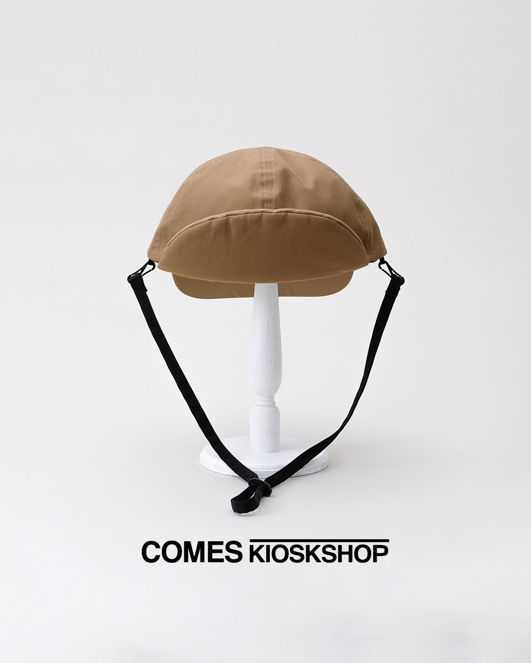 WATER PROOF 2BRIMS CHIN STRAP CAP