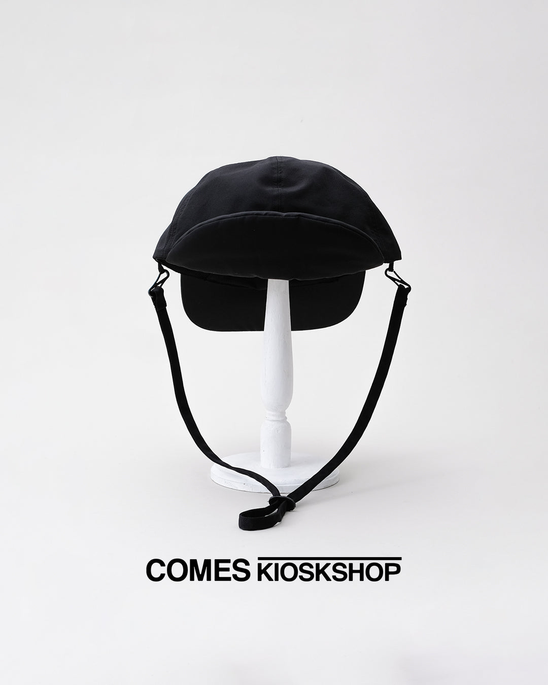 WATER PROOF 2BRIMS CHIN STRAP CAP