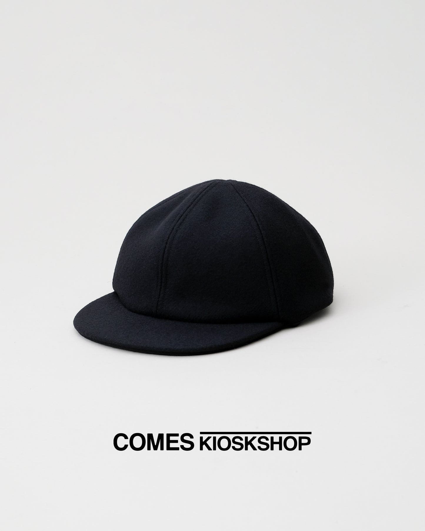WATER PROOF MELTON WOOL LITTLE BRIM CAP