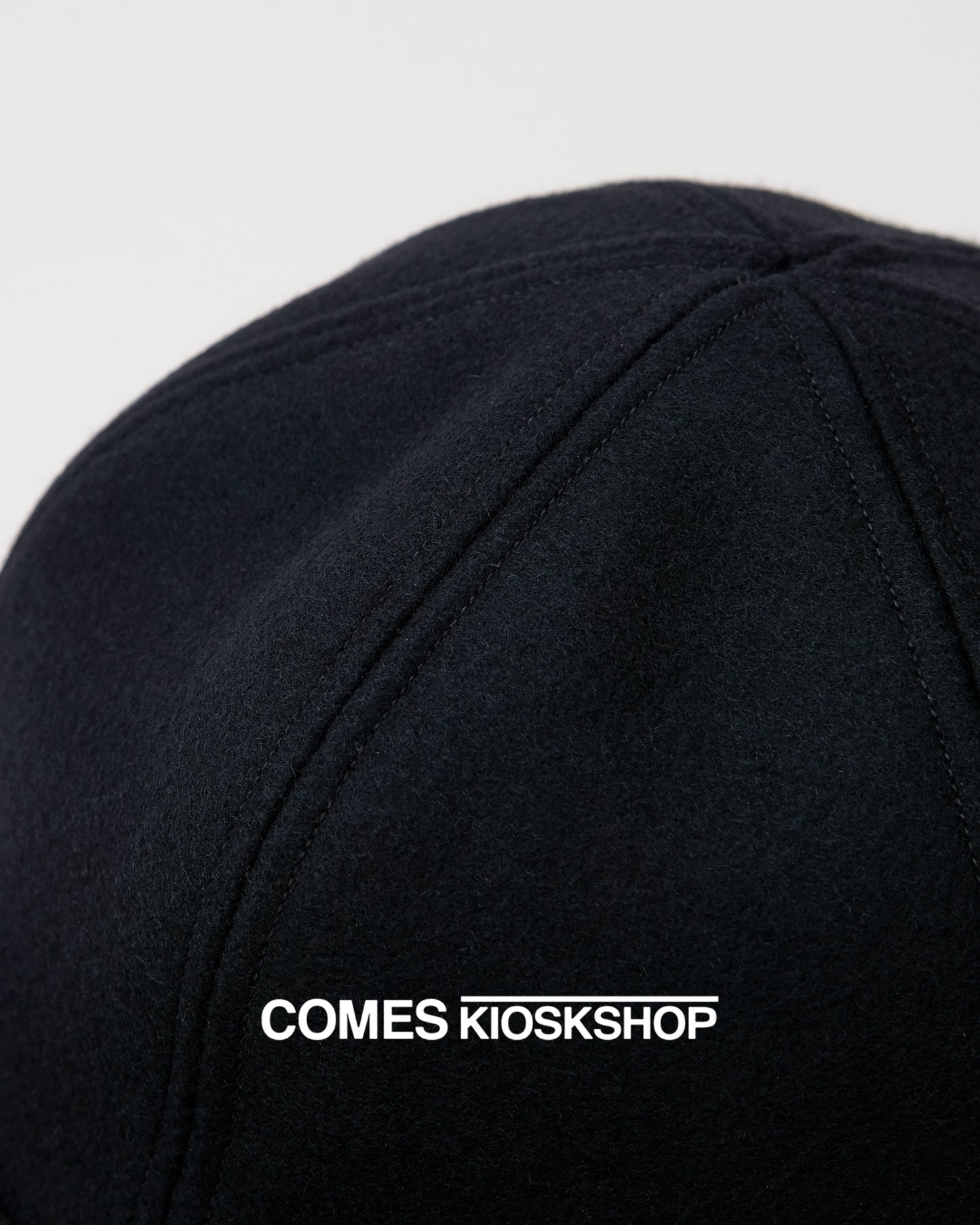 WATER PROOF MELTON WOOL LITTLE BRIM CAP