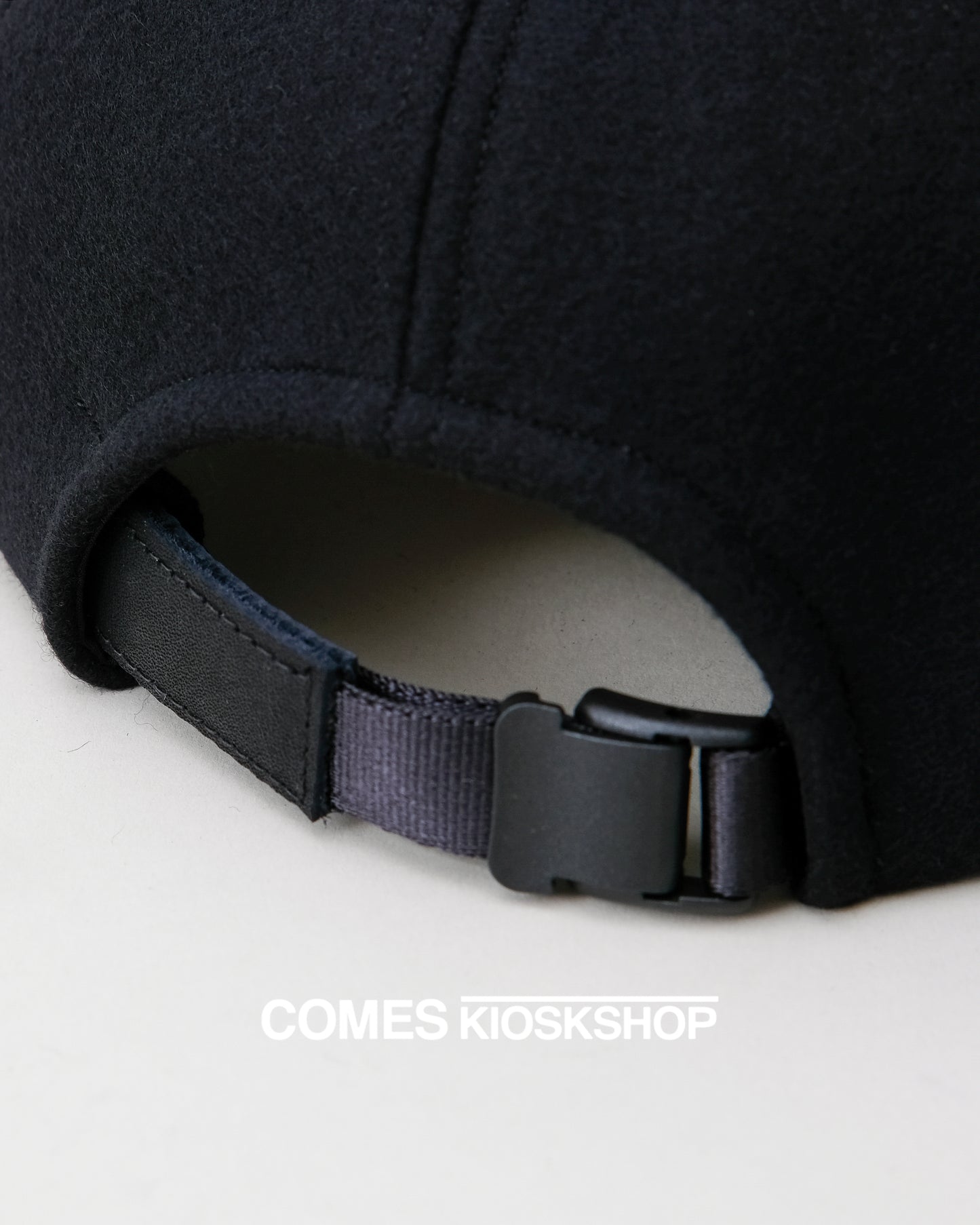 WATER PROOF MELTON WOOL LITTLE BRIM CAP