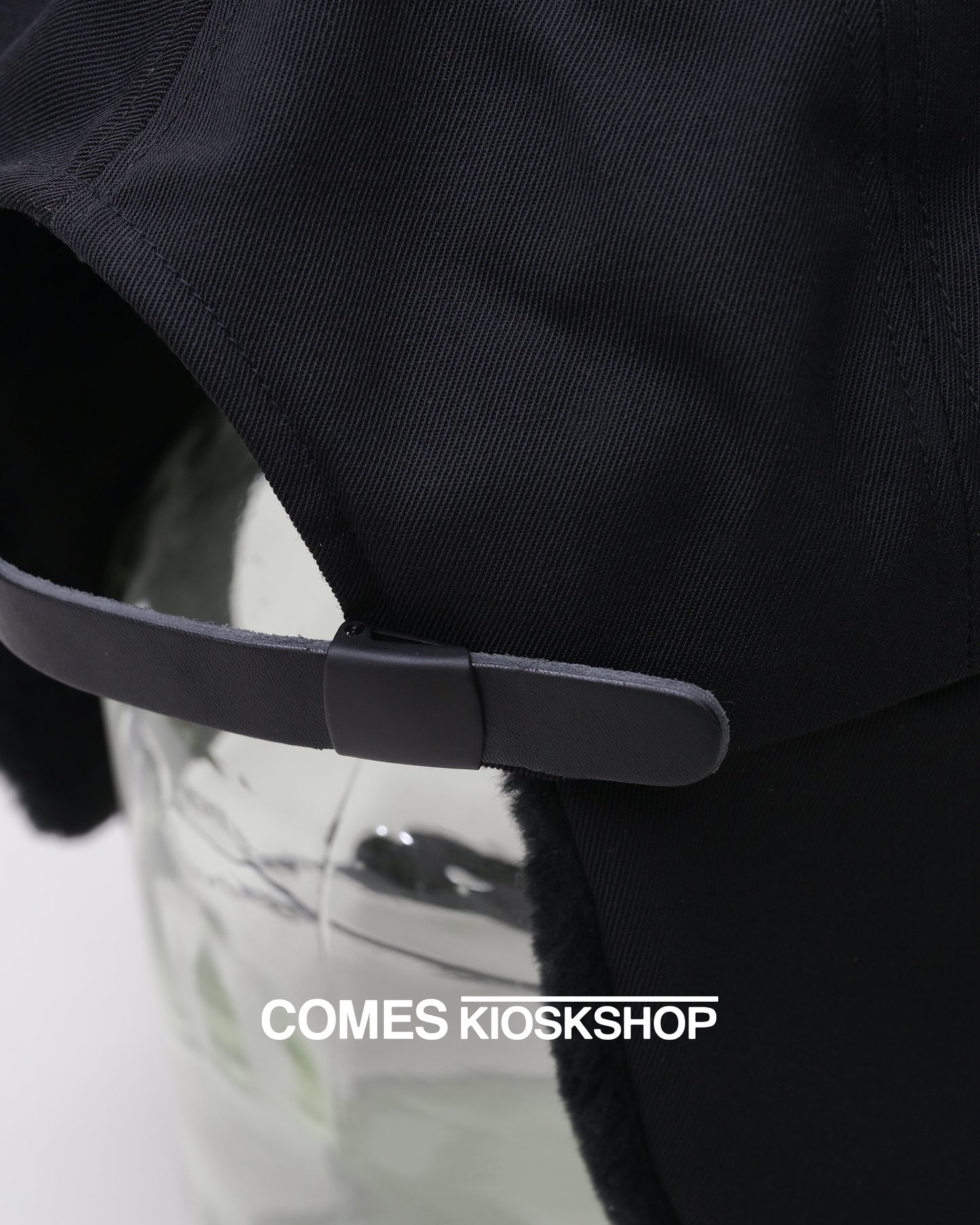 CLEAR TWILL EAR CAP 1