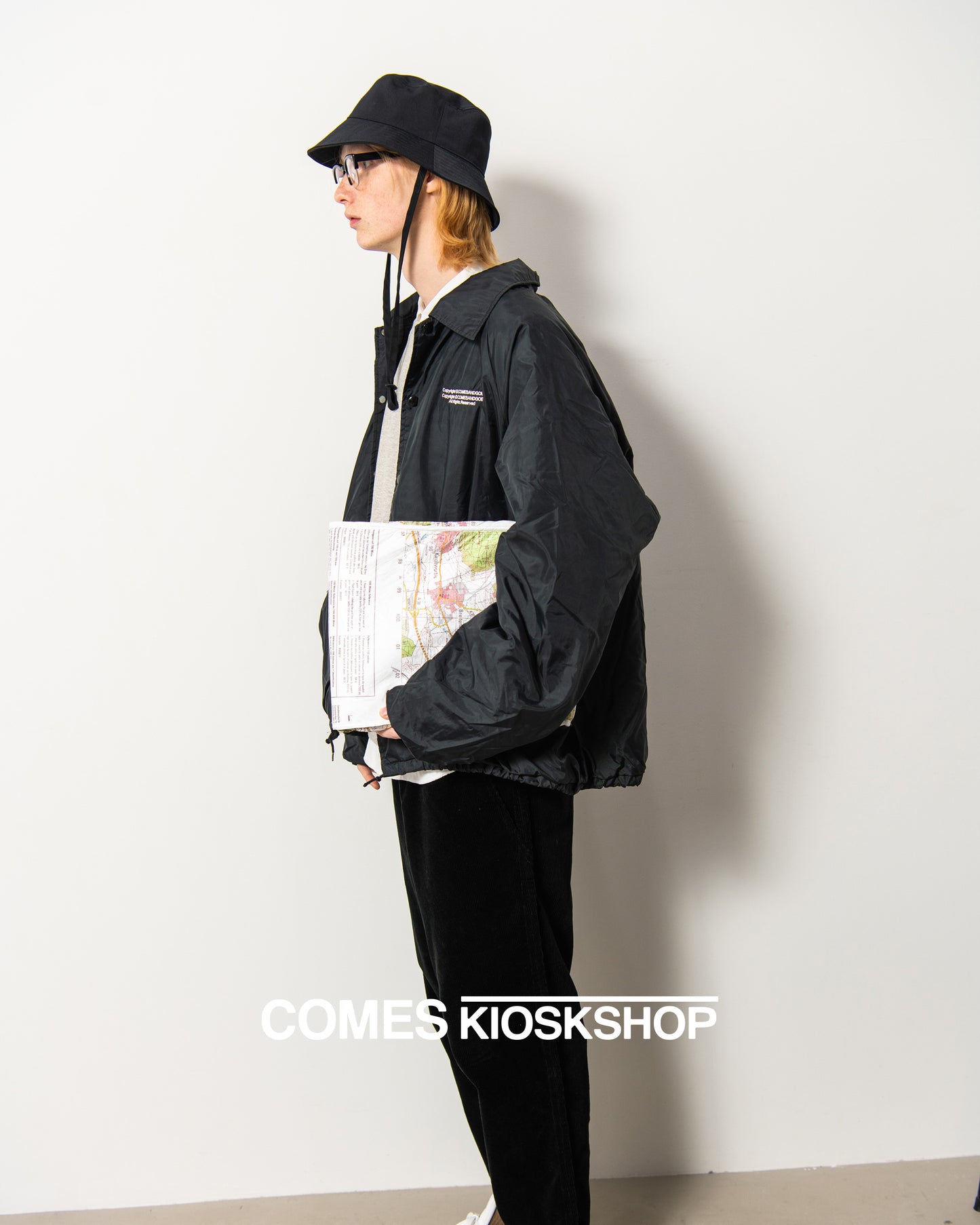 TASLAN NYLON BUCKET HAT(あご紐付き) (WATER PROOF)