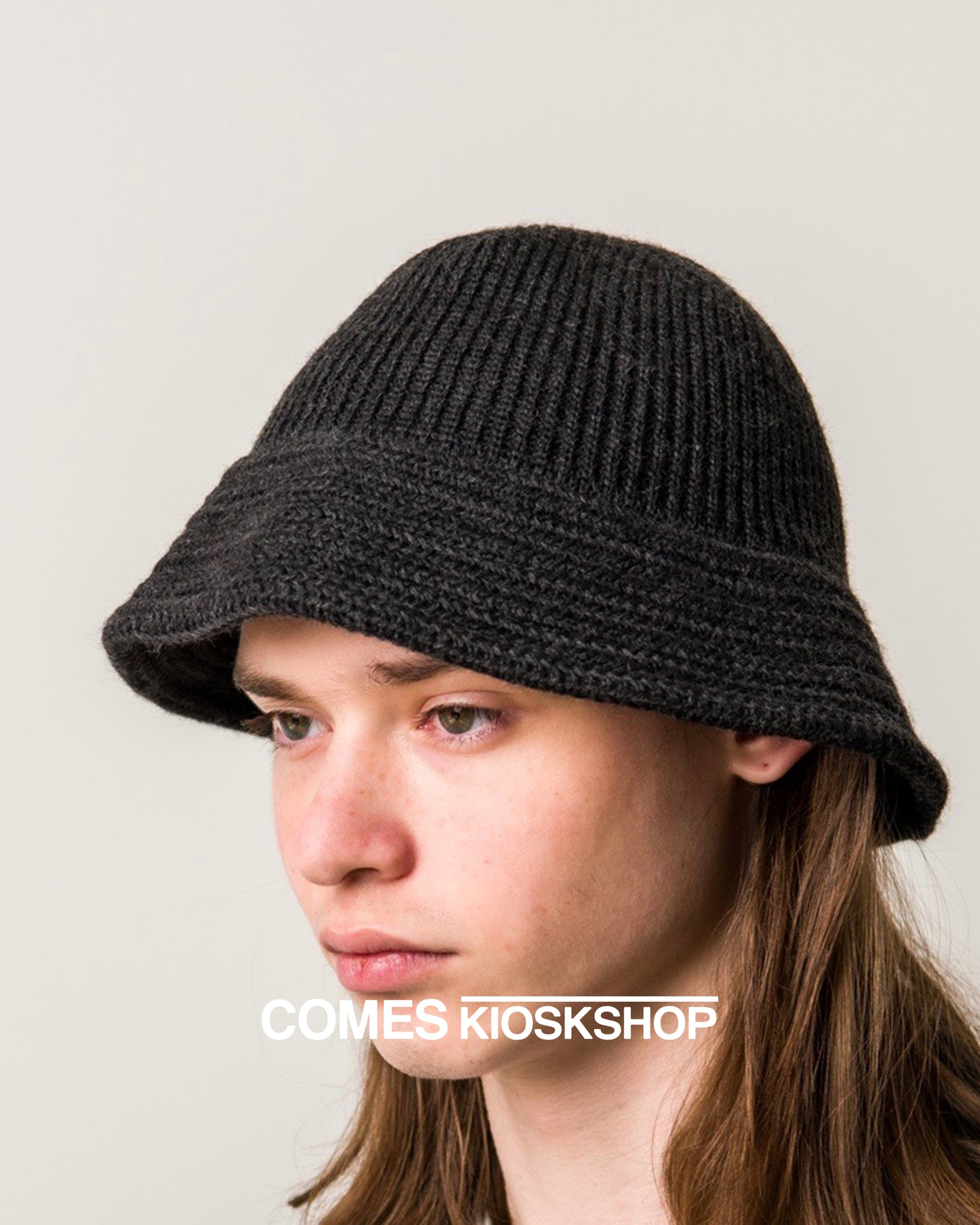 WOOL KNIT BALOON HAT