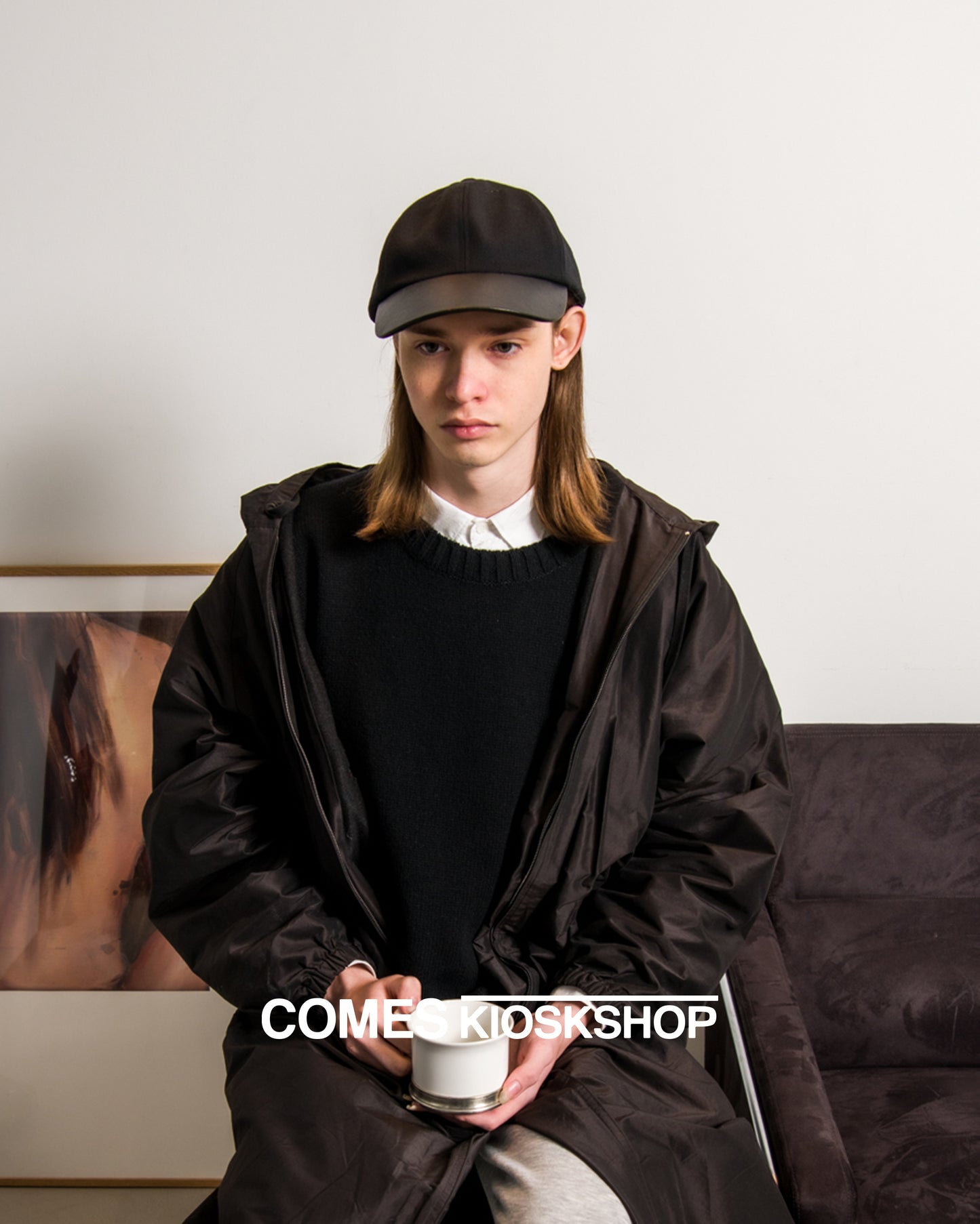 WOOL & LEATHER CAP