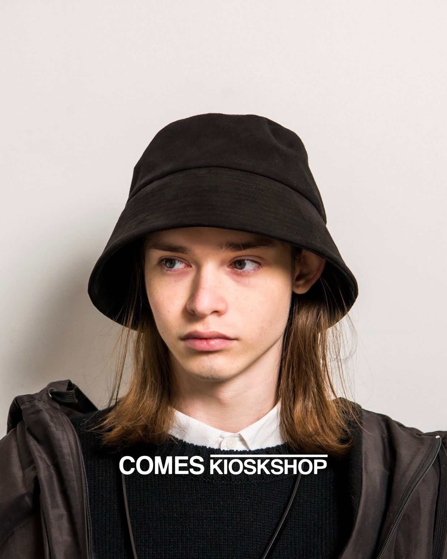 SHEEP SUEDE BRIM DOWN HAT