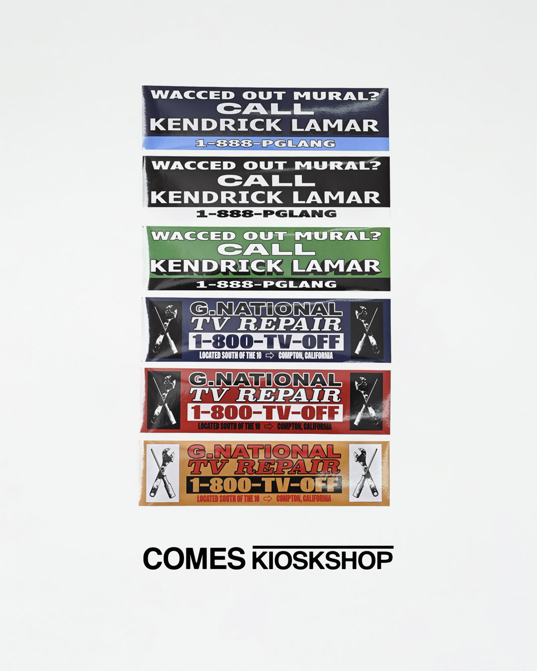 Kendrick Lamar Bumper Sticker Pack