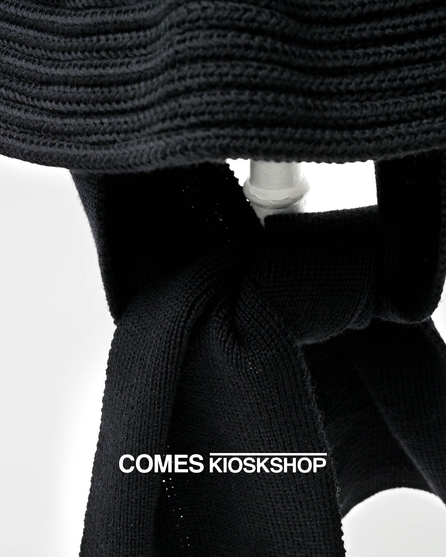 WOOL KNIT BALLOON HAT (マフラー付き)