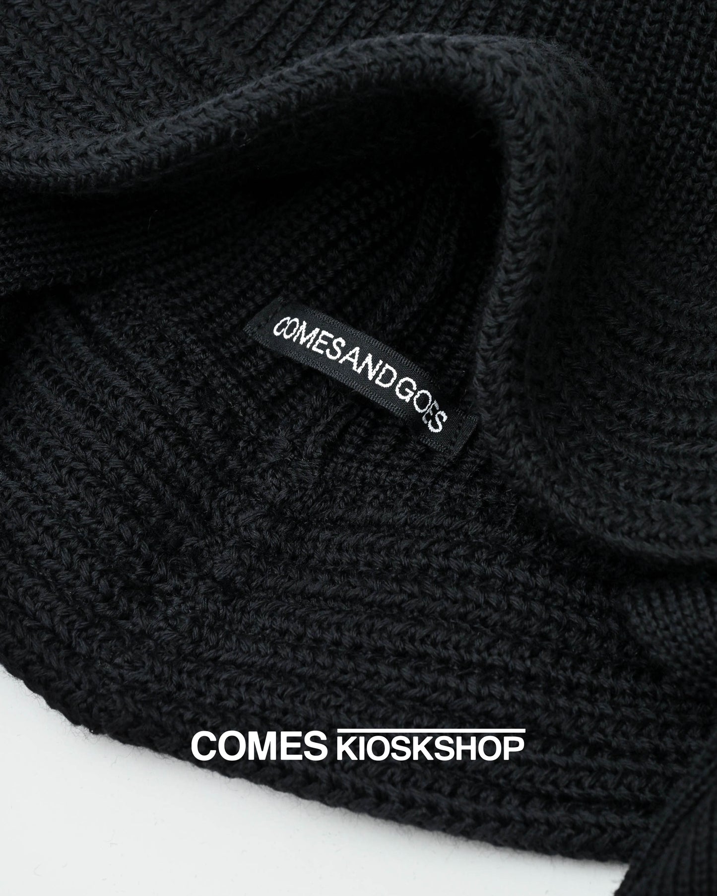 WOOL KNIT BALLOON HAT (マフラー付き)