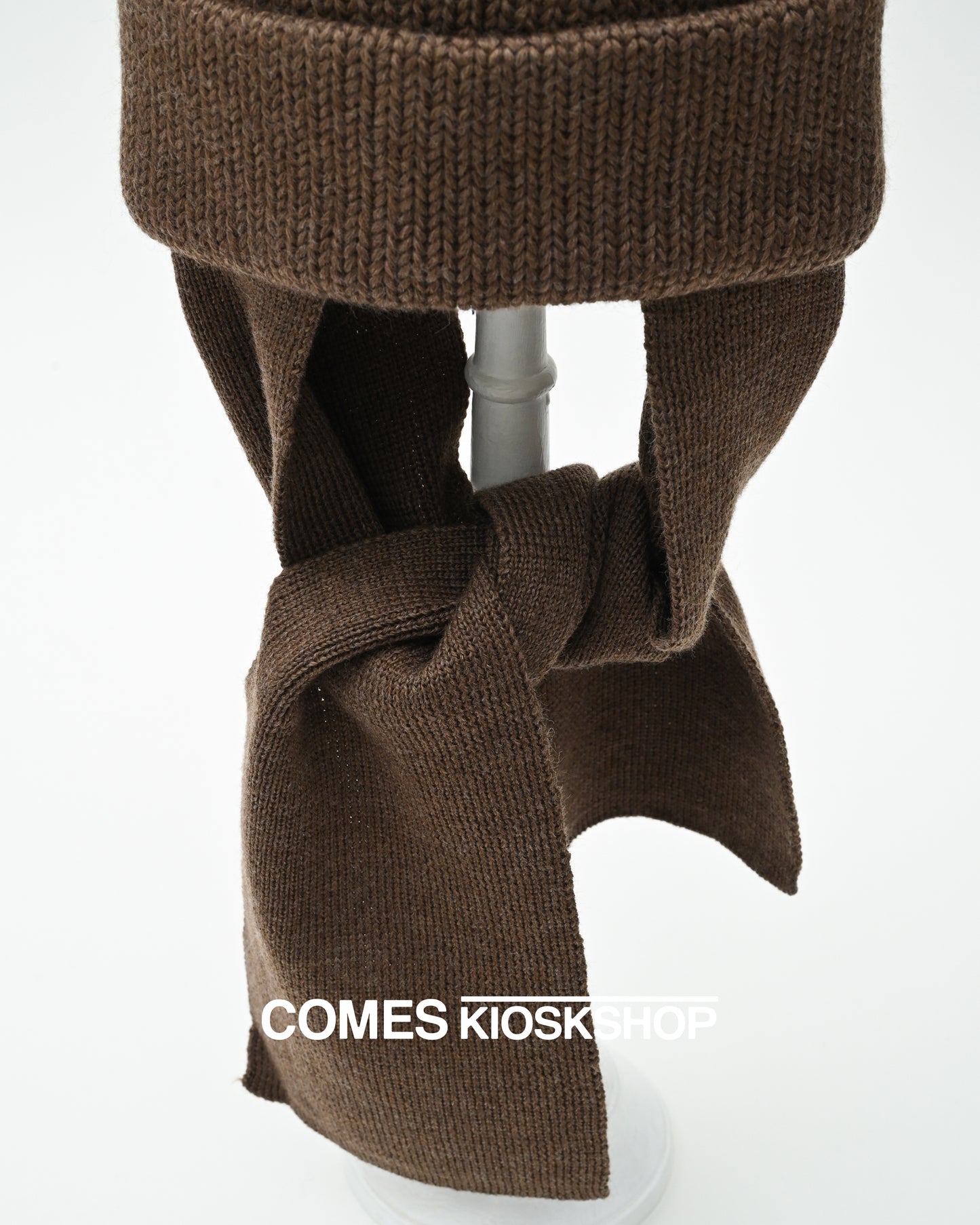 WOOL STANDARD KNIT 梵天 , マフラー付き