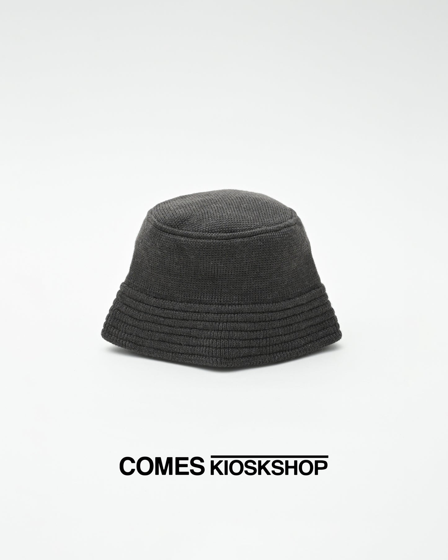 WOOL KNIT BUCKET HAT