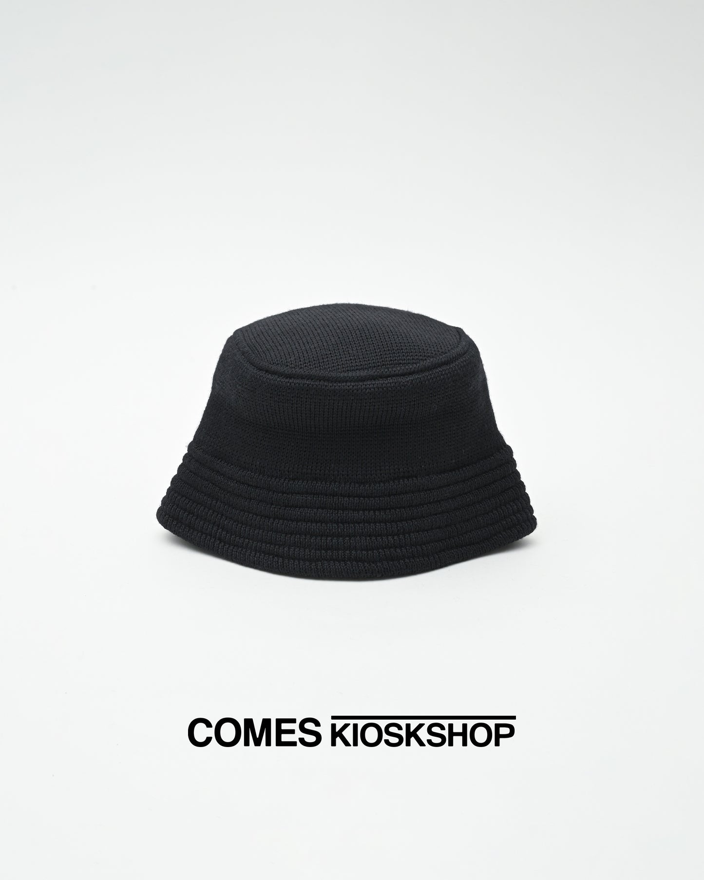 WOOL KNIT BUCKET HAT