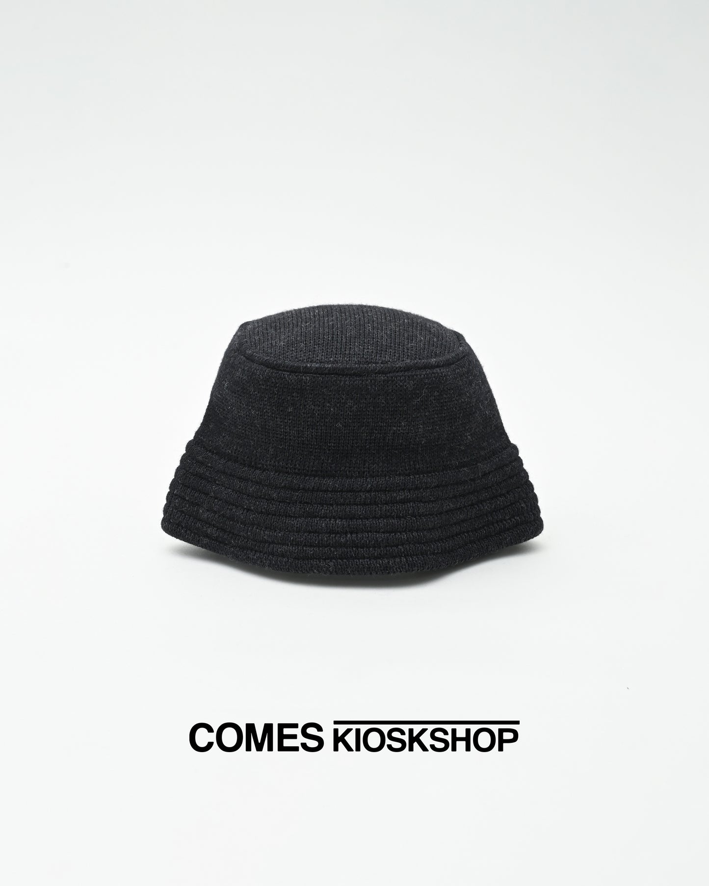 WOOL KNIT BUCKET HAT