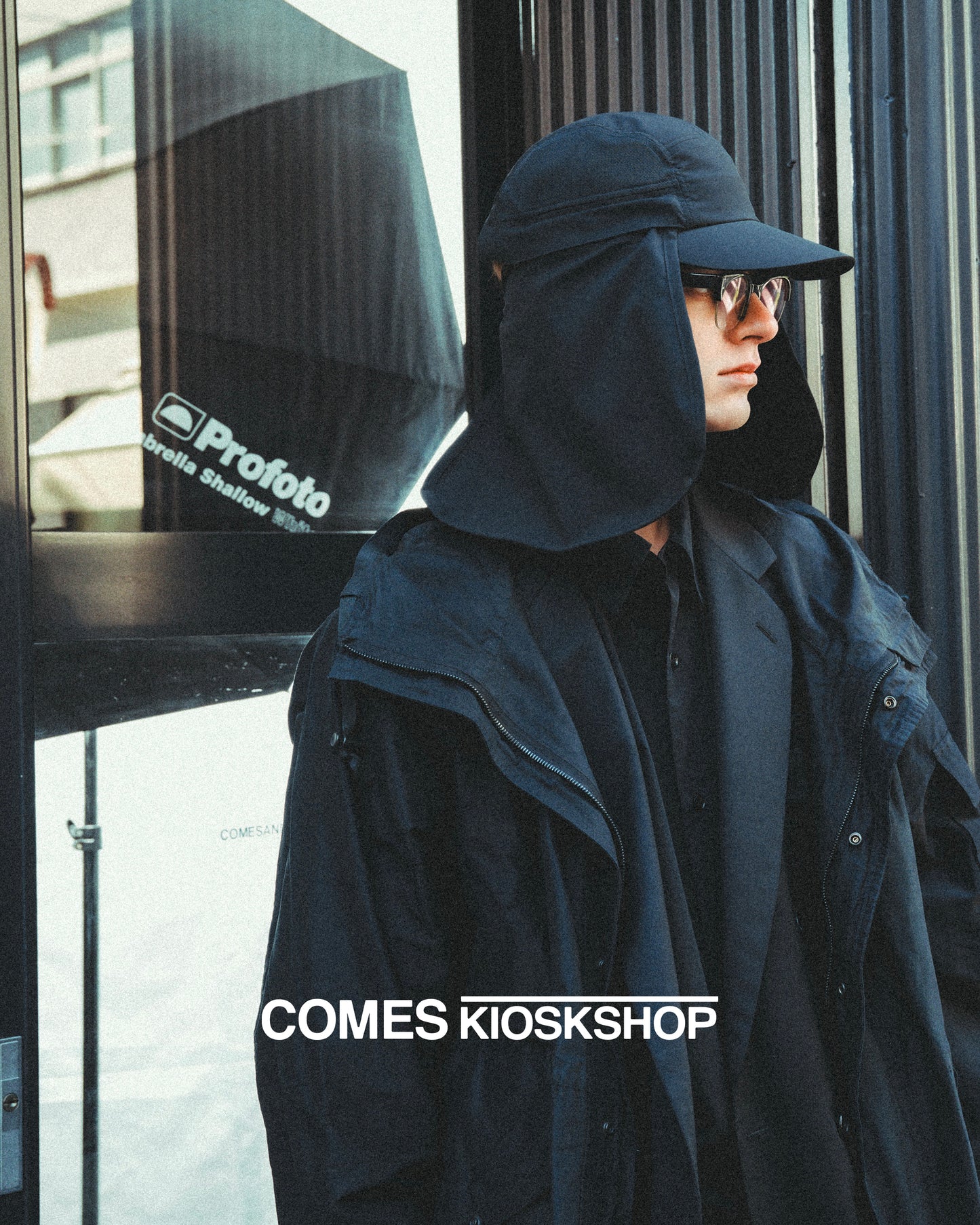 SUN SHADE MESH CAP　