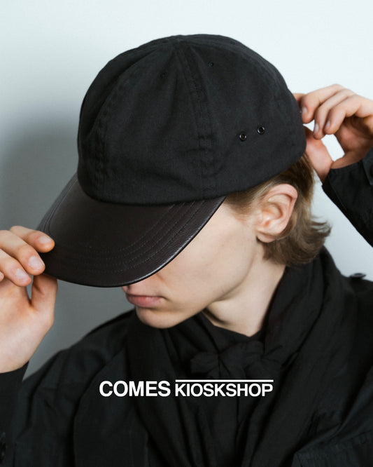 WASH HEAD & LEATHER BRIM CAP