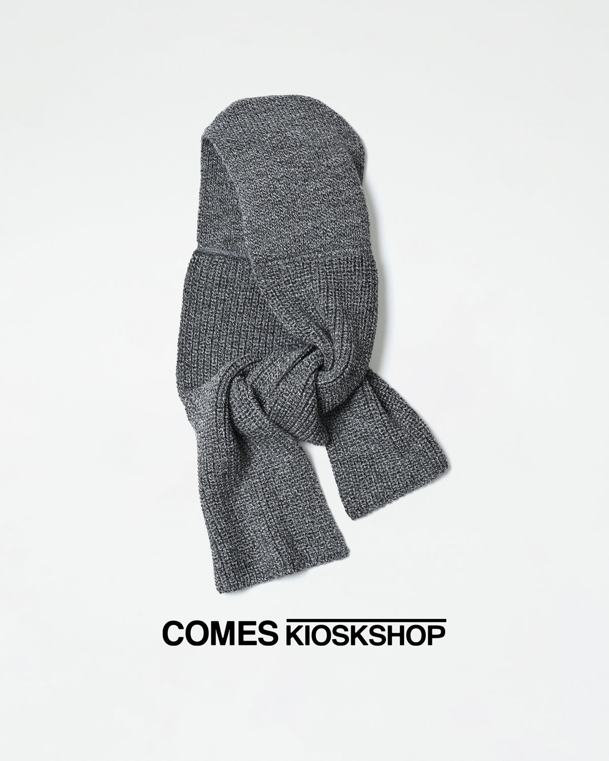 MERINO WOOL HOODIE MUFFLER