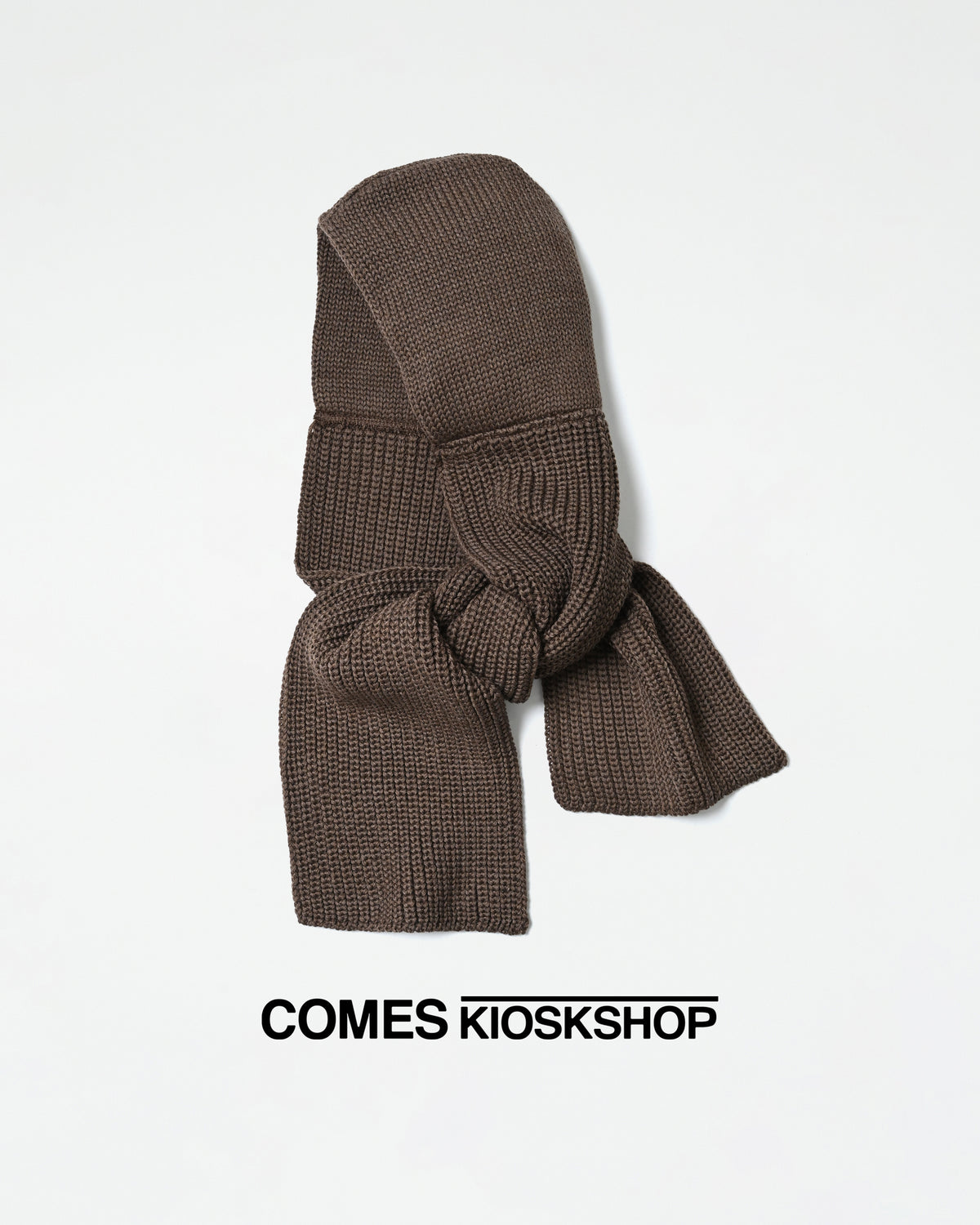 MERINO WOOL HOODIE MUFFLER