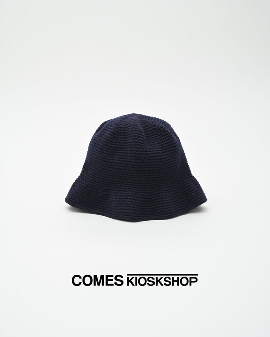 HAND MADE KNIT WOOL BALLOON HAT