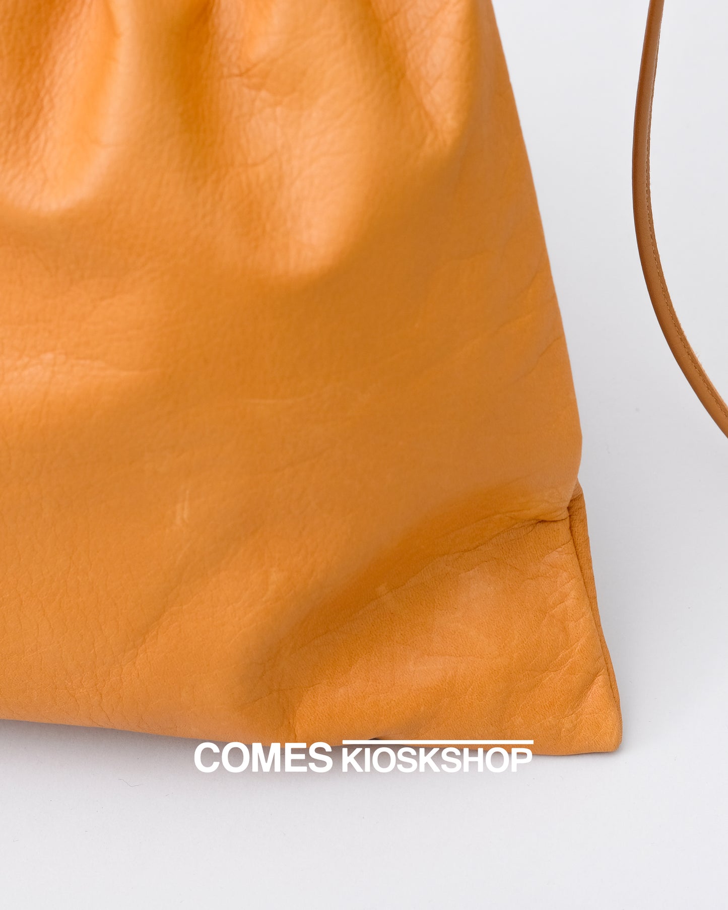 COW LEATHER DRAWSTRING BAG (SMALL)