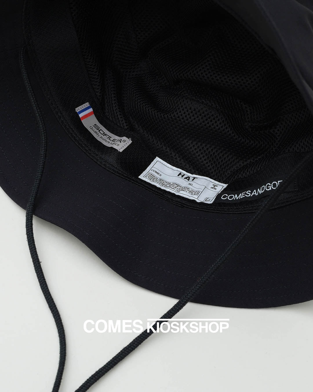 NYLON STRETCH FLAT HAT あご紐付き｜KIOSK限定