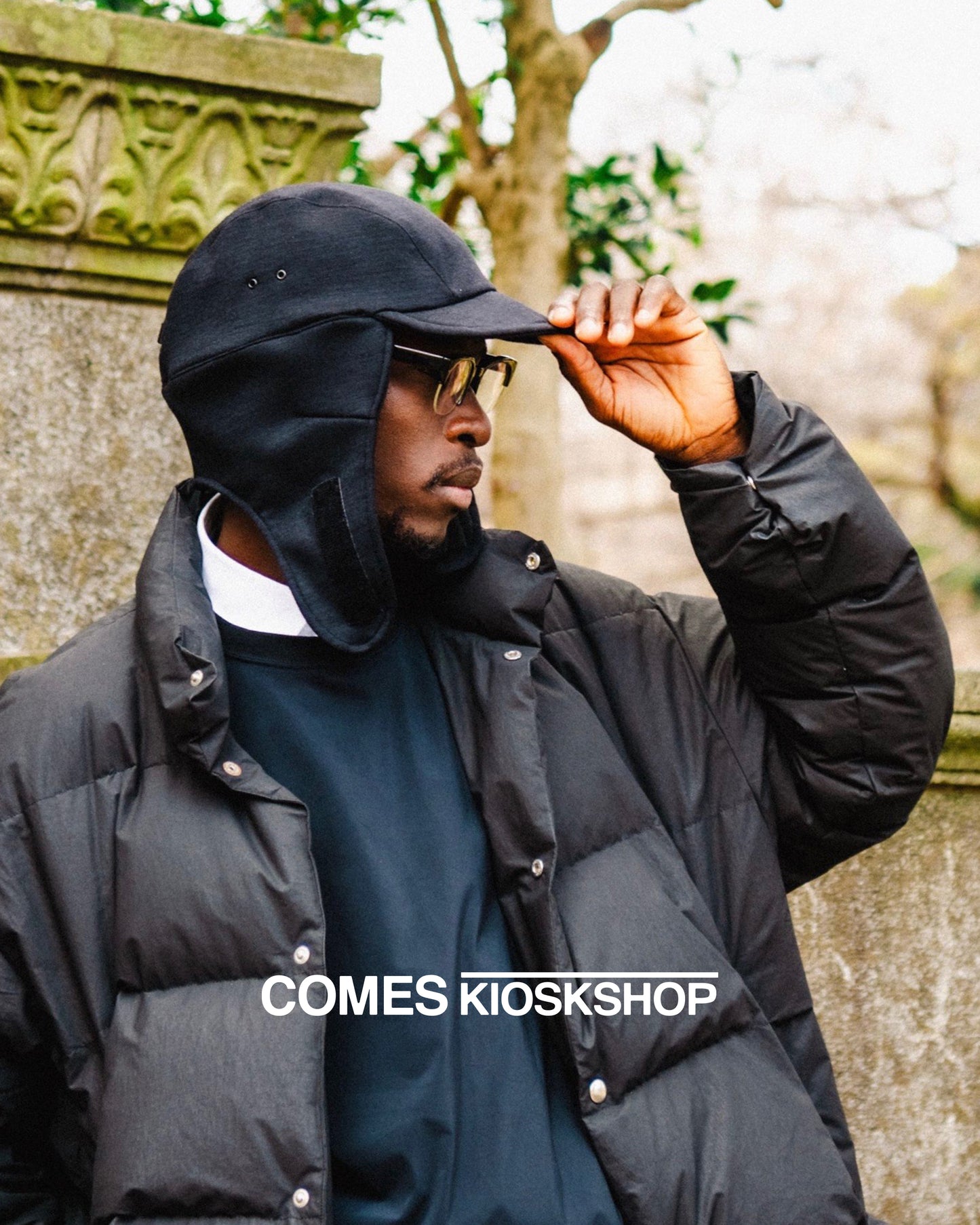 TECH WOOL ARMY EAR CAP