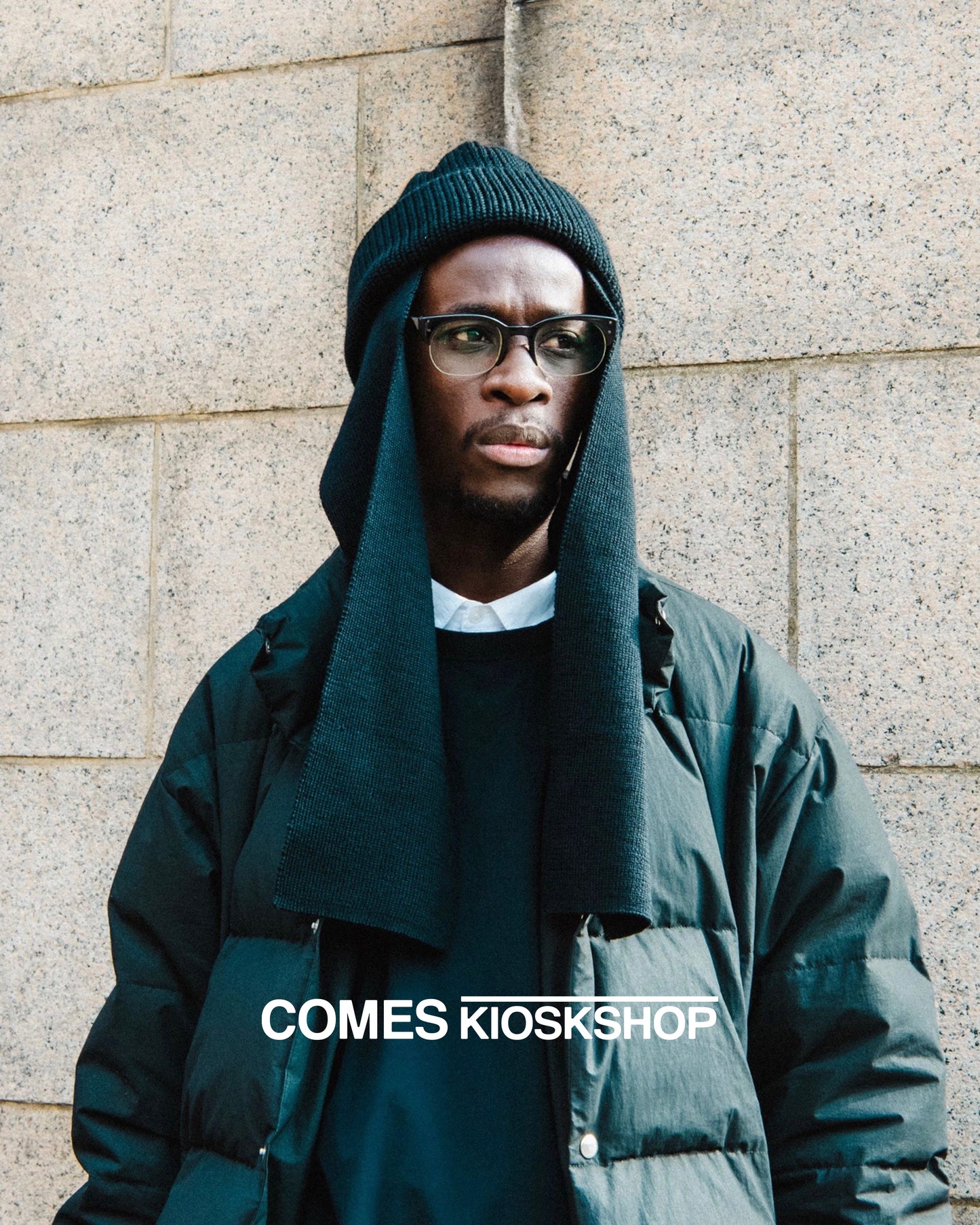 WOOL STANDARD KNIT (マフラー付き)