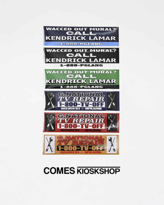 Kendrick Lamar Bumper Sticker Pack
