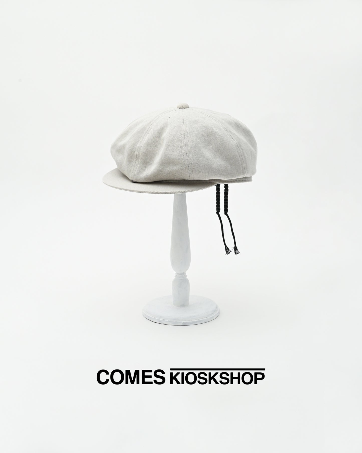 LINEN&WOOL CASQUETTE (ビーズ付き)