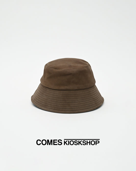 SHEEP SUEDE BRIM DOWN HAT