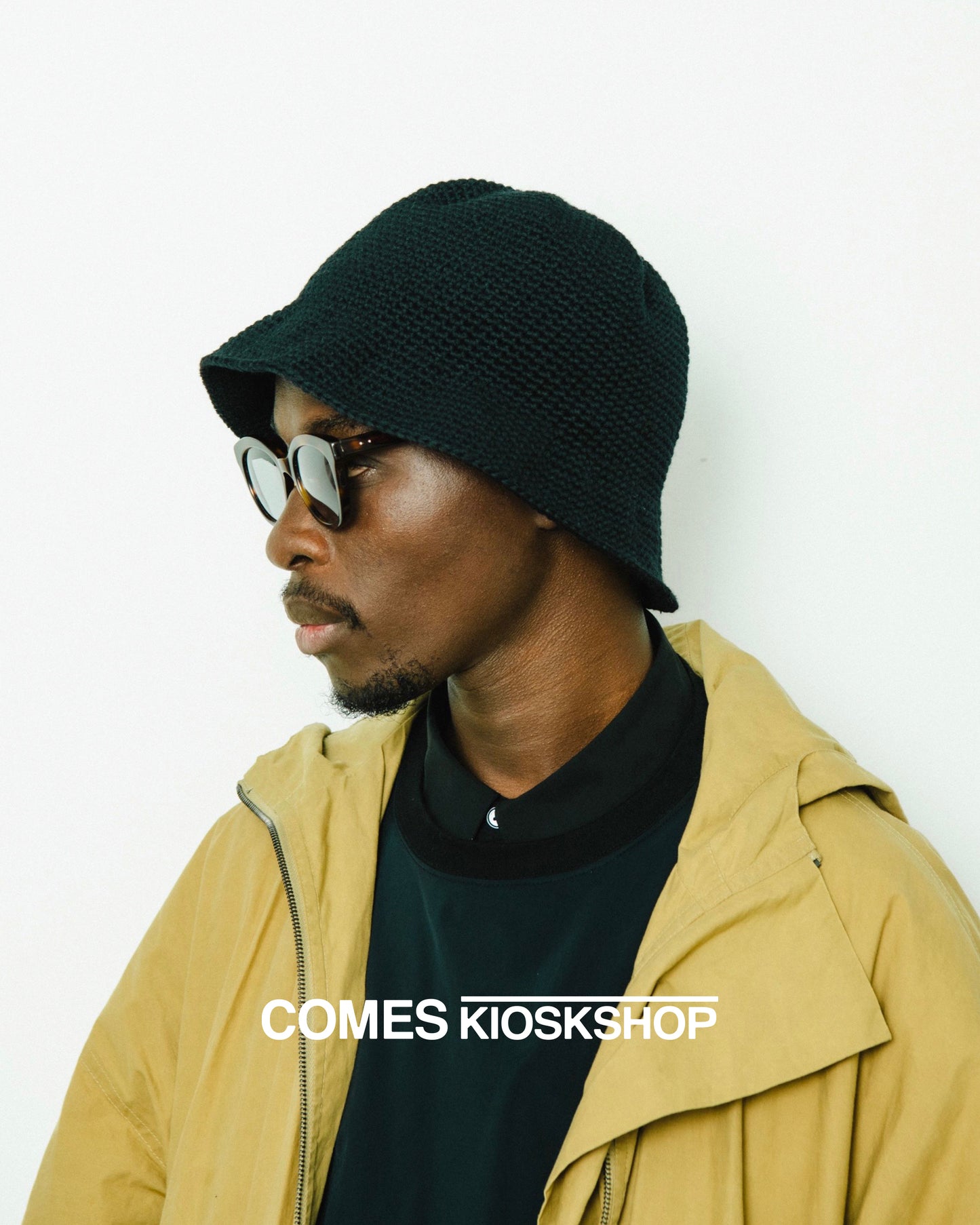 HAND MADE KNIT WOOL BALLOON HAT