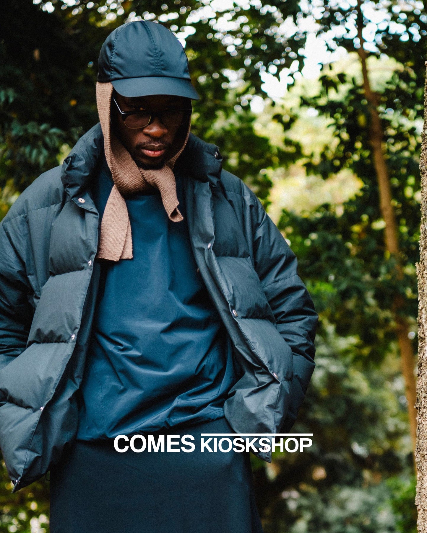 DICROS & KNIT MUFFLER CAP